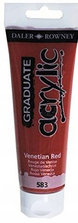 Farba akrylowa Daler Rowney 583 Venetian Red