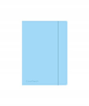 COOLPACK TECZKA NA GUMKĘ A4 POWDER BLUE 2023