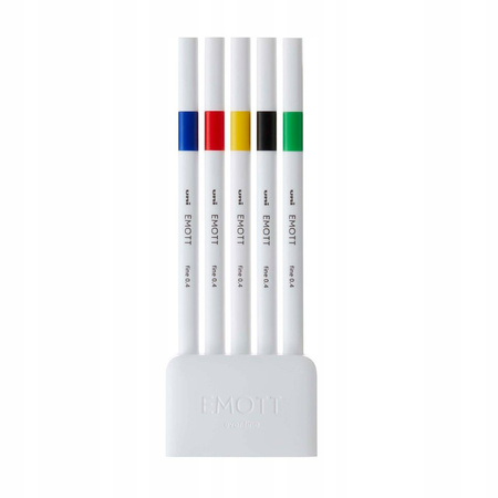 ZESTAW UNI FLAMASTRY PEM-Sy -5 SZT EMOTT No. 1