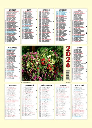 KALENDARZ PLAKIETKA MIX