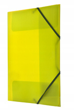 Teczka z gumką PP format A4 Tetis BT624 ŻÓŁTA