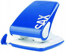 Dziurkacz do 40 kartek niebieski biurowy