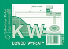 Dowód wypłaty KW Michalczyk i Prokop 402-5 A6 80