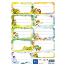 NAKLEJKI NA ZESZYTY I KSIĄŻKI,ZEST. -  25 ARK.