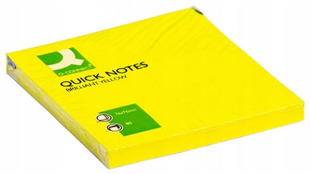 Bloczek samoprzylepny żółty karteczki notes 6szt