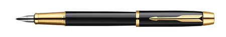 PARKER IM pióro wieczne Black Lacquer GT F
