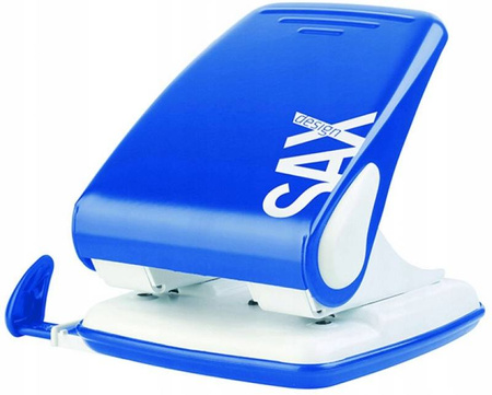 Dziurkacz do 40 kartek niebieski biurowy