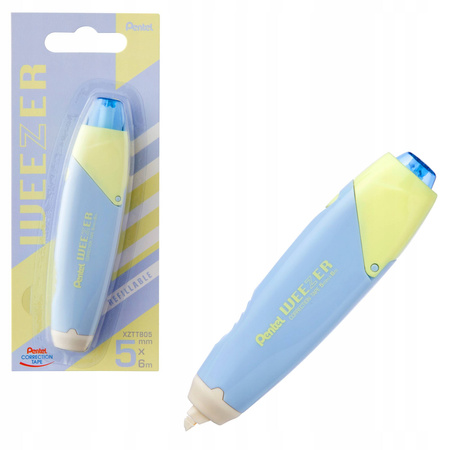 PENTEL KOREKTOR W TAŚMIE 6M - WEEZER BLUE