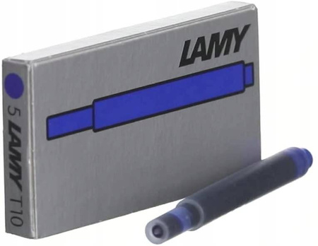 Niebieskie naboje Lamy T10 opakowanie 5 sztuk