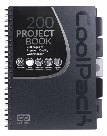 Kołobrulion A4 200 stron Grey CoolPack 94160CP