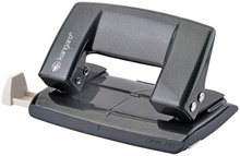 Dziurkacz do 10 kartek metalowy szary biurowy