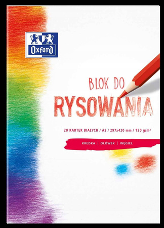 BLOK OXFORD A3 DO RYSOWANIA 120GR.