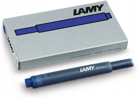 Niebieskie naboje Lamy T10 opakowanie 5 sztuk