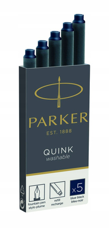PARKER QUINK naboje do pióra granatowe 5 szt
