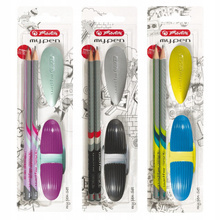 Zestaw szkolny Herlitz my.pen 2 ołówki, 2 gumki