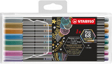 Flamastry STABILO Pen 68 METALIC Etui 8 kolorów