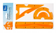 Zestaw geometryczny Tetis BL010 POMARAŃCZOWY