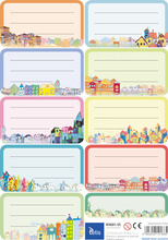 NAKLEJKI NA ZESZYTY I KSIĄŻKI,ZEST. -  25 ARK.