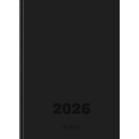 KALENDARZ SZEFA B5 DZIENNY 2026  CZARNY HERLITZ