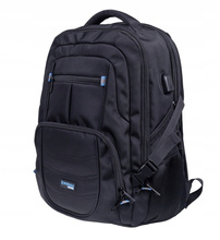 PLECAK DONAU TRAVEL, AMSTERDAM, 17" 35L, USB + KABEL USB-C, CZARNY