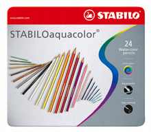 Kredki STABILO aquacolor etui metalbox 24 szt.