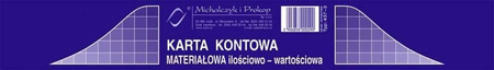 Druk karta kontowa ilość - wartość Michalczyk