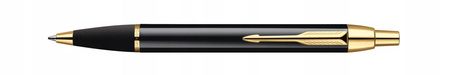 PARKER IM pióro wieczne Black Lacquer GT F