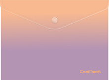 CoolPack Koperta A4 na zatrzask Gradient berry