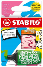 MARKER STABILO BOSS MINI BY SNNOZE ONE 3szt kpl2