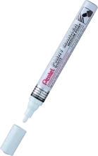 Marker zdobniczy aluminiowa obudowa biały Pentel