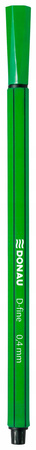 Cienkopis DONAU D-Fine 0,4 mm zielony 10szt