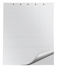 Blok do flipchartów kratka 65x100cm 20 kart biały