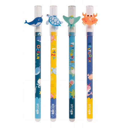 Długopis wymazywalny ścieralny Ocean Animals