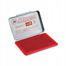 Poduszka do stempli LANCER/HORSE czerwona 90X57mm