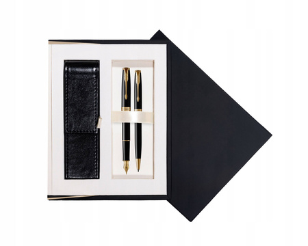 Pióro wieczne Sonnet Black Lacquer GT stalówka F