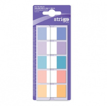 ZAKŁADKI INDEKS STRIGO Z LINIJKĄ 45X20 100