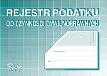 Rejestr pod.od czyn.cywilnoprawnych