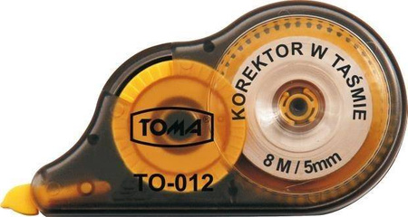 Korektor w taśmie Toma TO-012 szer. 5 mm i dł. 8 m