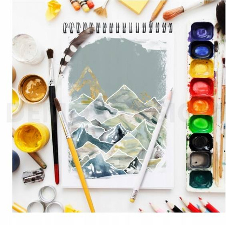 SZKICOWNIK OXFORD PODWÓJNA SPIRALA A4/50K CZARNY