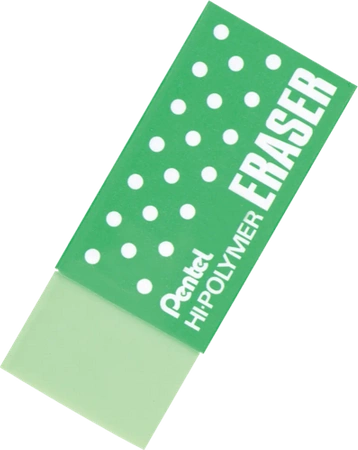 Gumka kreślarska Pentel mała seledynowa