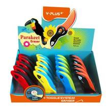 Parakeet. Składana gumka papuga - duża.