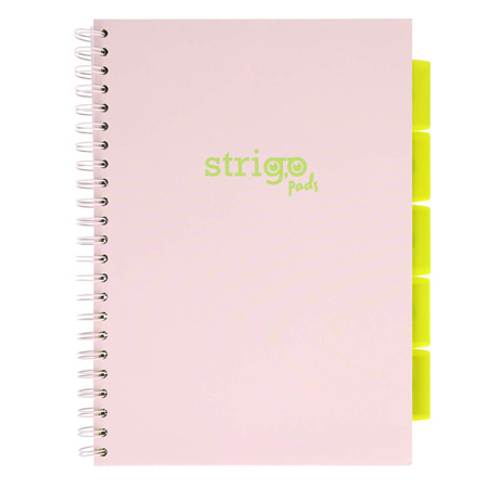 Kołozeszyt STRIGO PADS Project Book A4 kratka Pastel beżowy