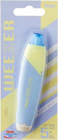 PENTEL KOREKTOR W TAŚMIE 6M - WEEZER BLUE