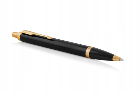 Parker IM Black Laquer GT zestaw podwójny M