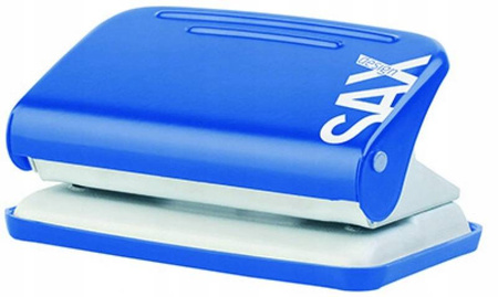 Dziurkacz do 12 kartek niebieski biurowy