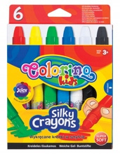 Kredki świecowe żelowe 6 kolorów Colorino Kids