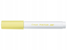 Marker z farbą Pilot PINTOR F PASTELOWY ŻÓŁTY