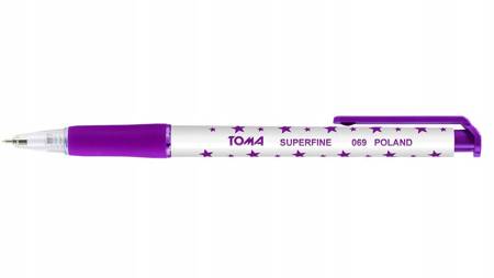 Długopis SUPERFINE AUTOMAT 0,5 mm Toma TO-069