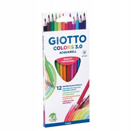 Kredki akwarelowe Giotto Colors 12 kolorów
