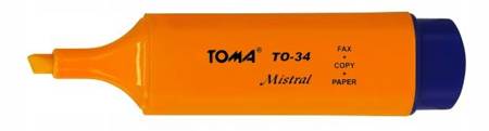 Zakreślacz tekstu Toma TO-334-52 pomarańczowy